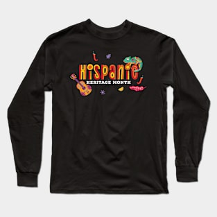 Hispanic Heritage Month .AL Long Sleeve T-Shirt